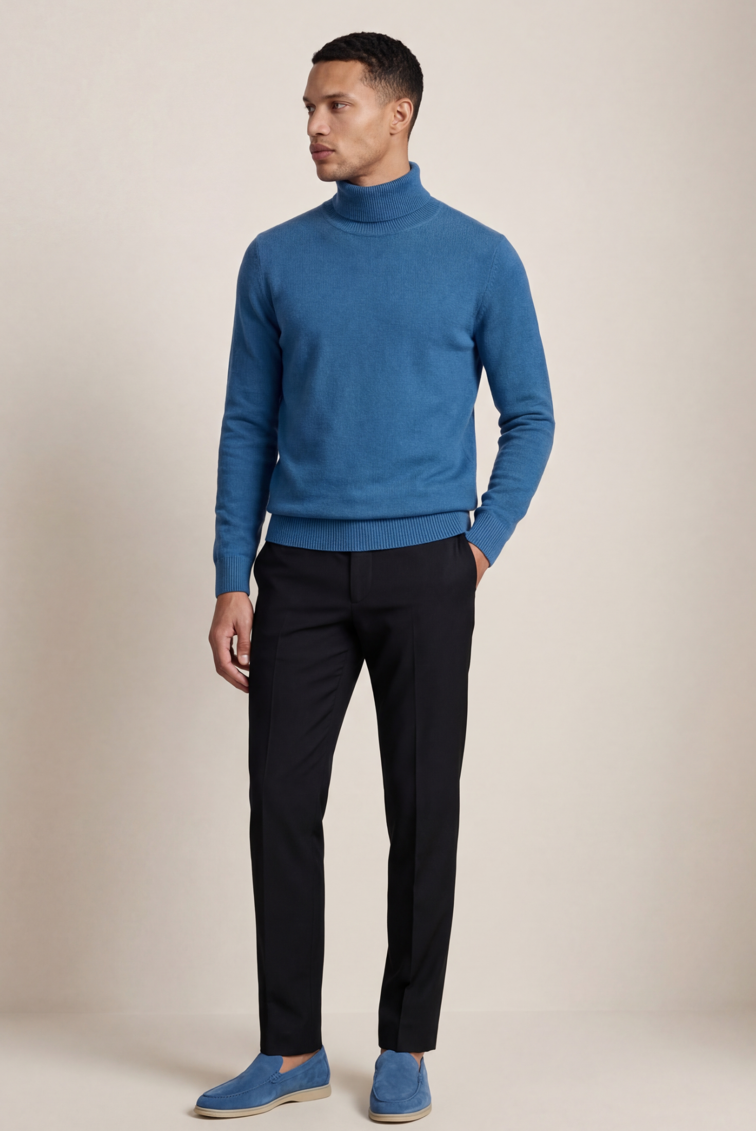 Navy Blue Marina Loafer