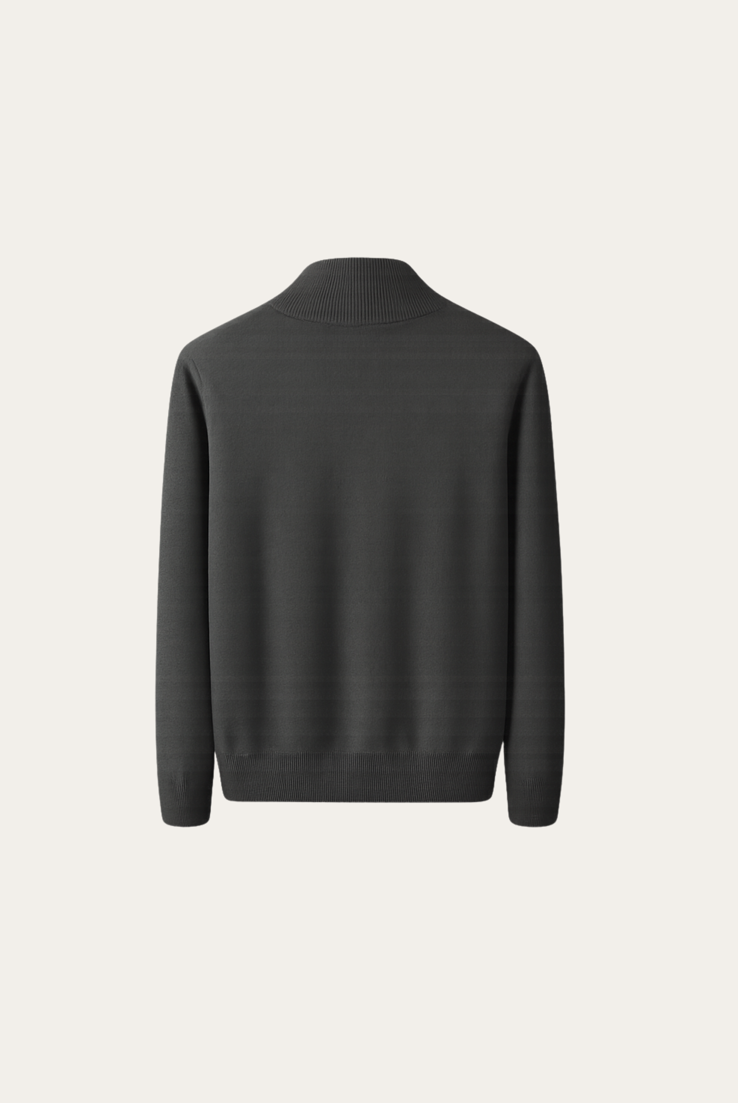 Grey Inside-Out Cashmere Cardigan