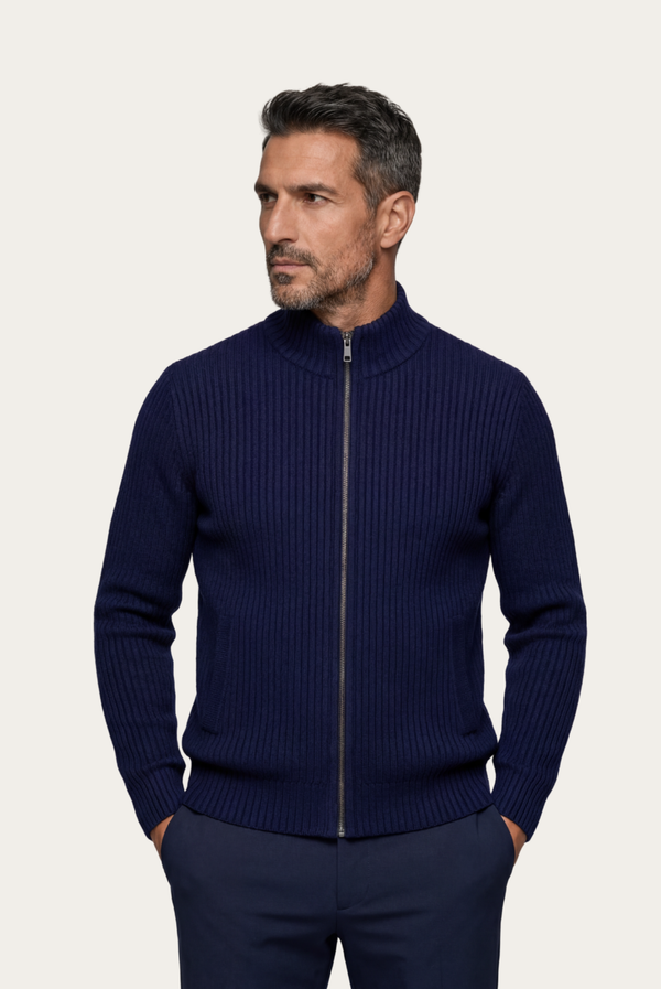 Navy Blue Donati Cardigan
