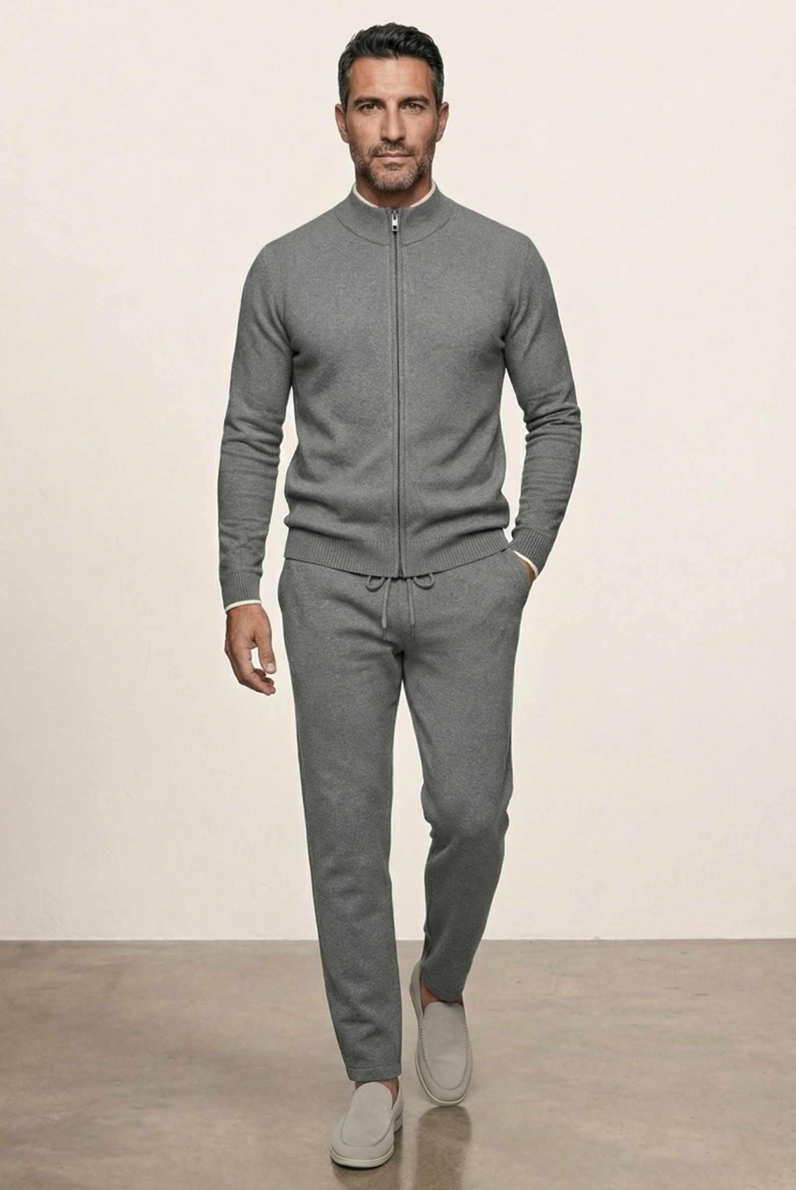 Grey Merino Nocturne Set