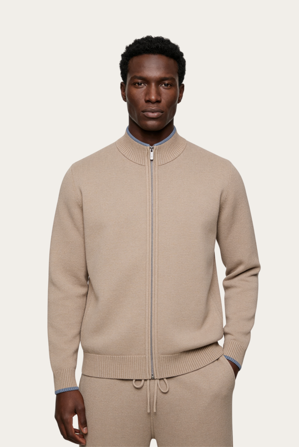 Beige Merino Nocturne Set