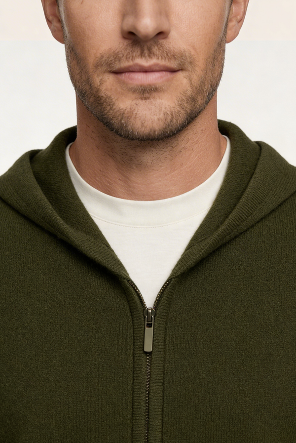 Olive Premium Cashmere Vest