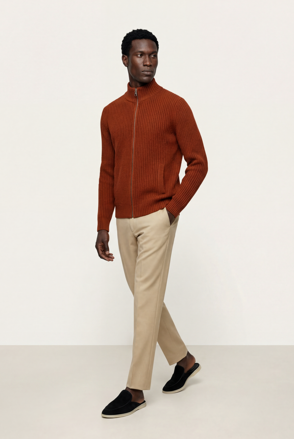 Red Donati Cardigan
