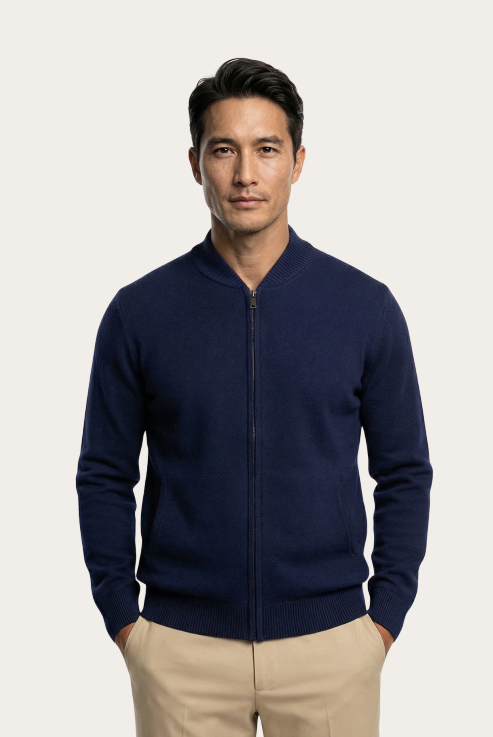 Navy Blue Cashmere Jumper