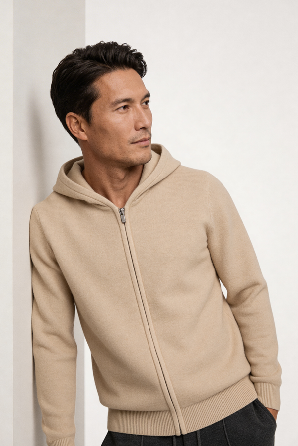 Sand Premium Cashmere Vest
