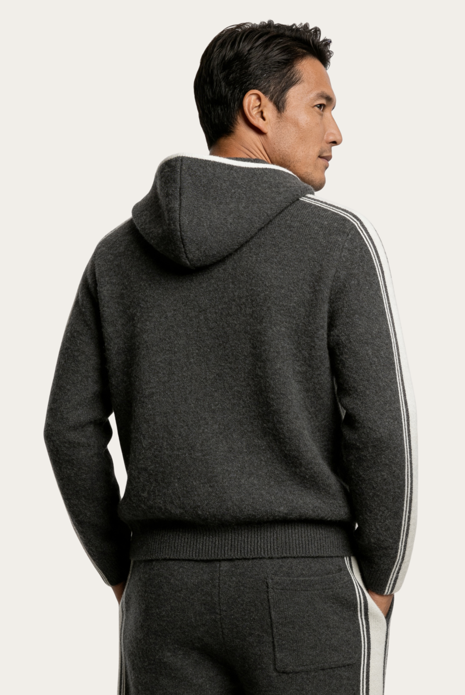 Dark Grey Merino Set