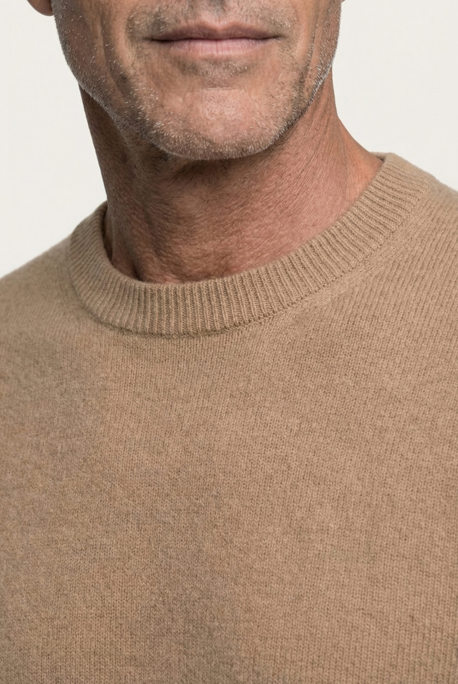 Camel Cashmere Crewneck