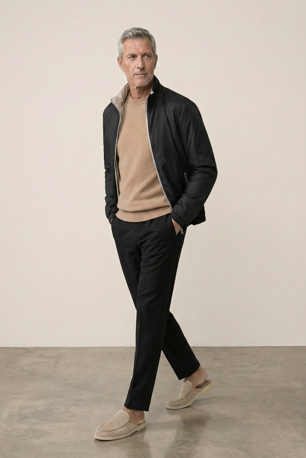 Camel Cashmere Crewneck