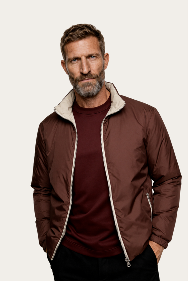 Brown Windbreaker