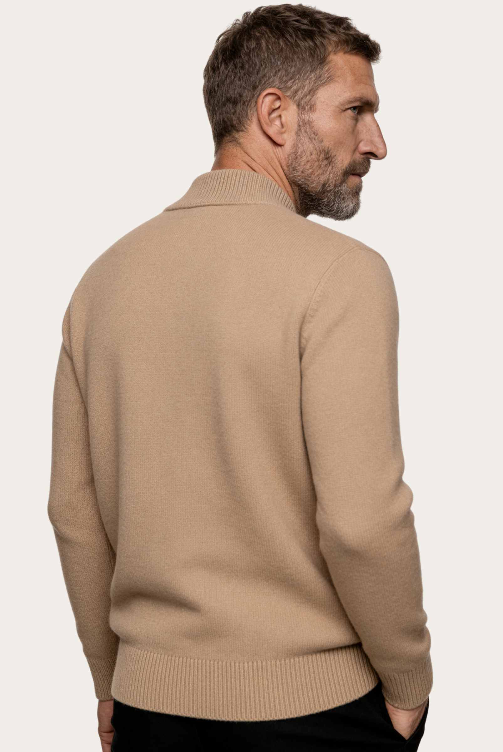 Camel Cashmere Cardigan