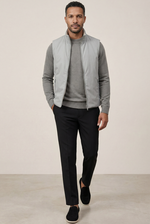 Grey Wool Crewneck