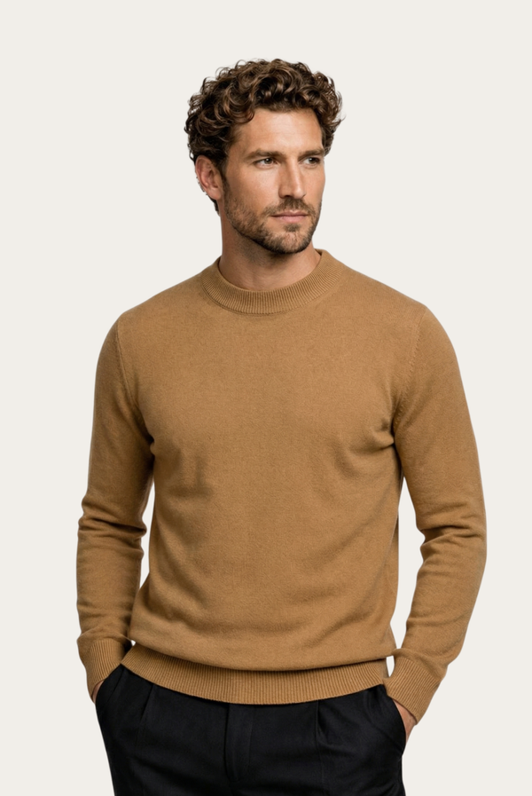Brown Wool Crewneck