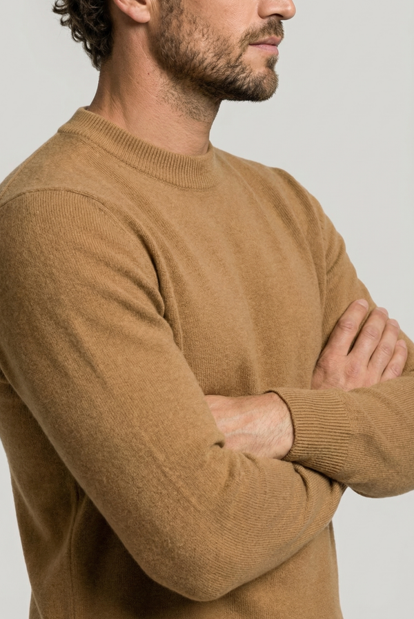 Brown Wool Crewneck