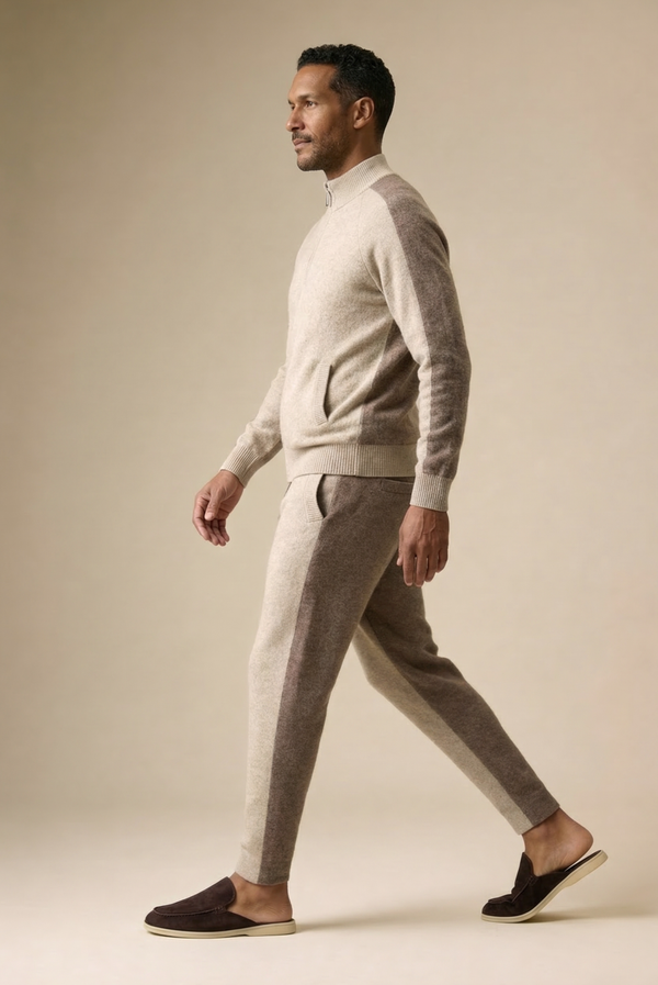 Beige Donati Cashmere Set