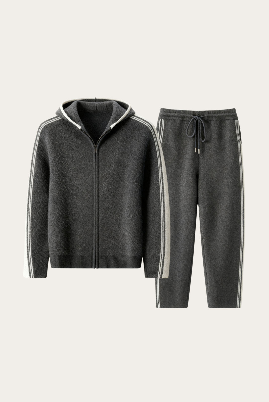 Dark Grey Merino Set