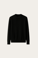 Black Cashmere Crewneck