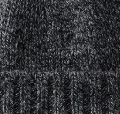 Gorro de Cashmere Premium Cinza Carvão