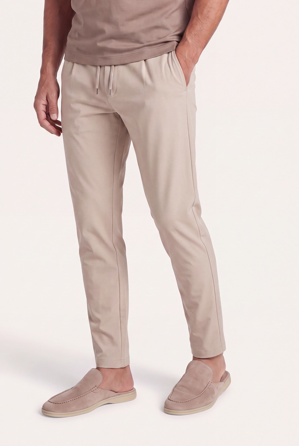 Beige Sarh-Hose