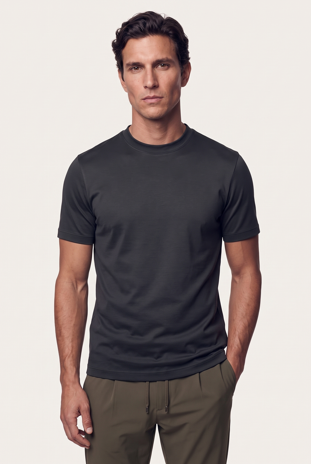 Anthrazitfarbenes Sovereign-T-Shirt