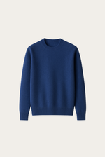 Blue Cashmere Crewneck